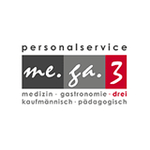 Logo me.ga. 3 personalservice gmbh